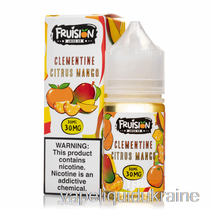 Vape Ukraine Clementine Citrus Mango - Fruision Salts - 30mL 30mg